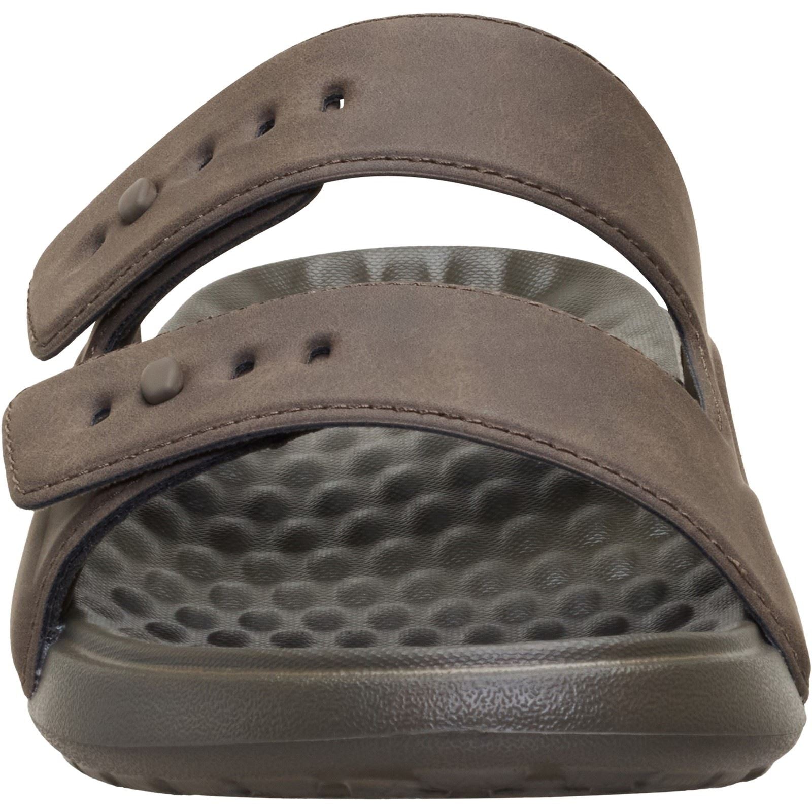 HEYDUDE Wave 2 Strap Polyurethane Men's Major Brown Sandals