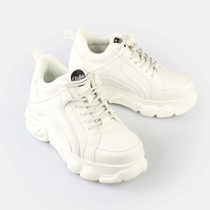 Buffalo CLD Corin Women's White Sneakers