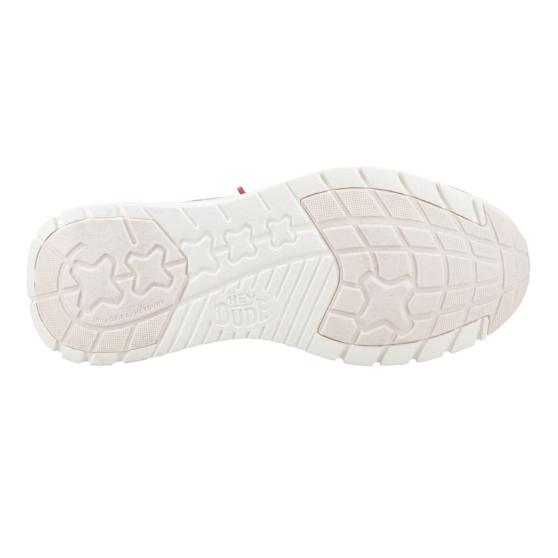 HEYDUDE Sirocco Alta Boho Synthetic Blend Women's Rose Pink Sneakers