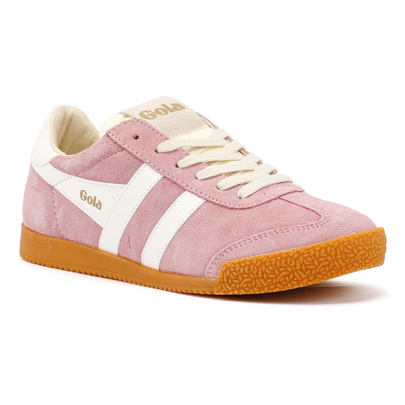 Gola Elan Suede Women's Candy/White Sneakers