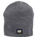 Caterpillar Logo Knit Unisex Adults Grey Beanie Hat