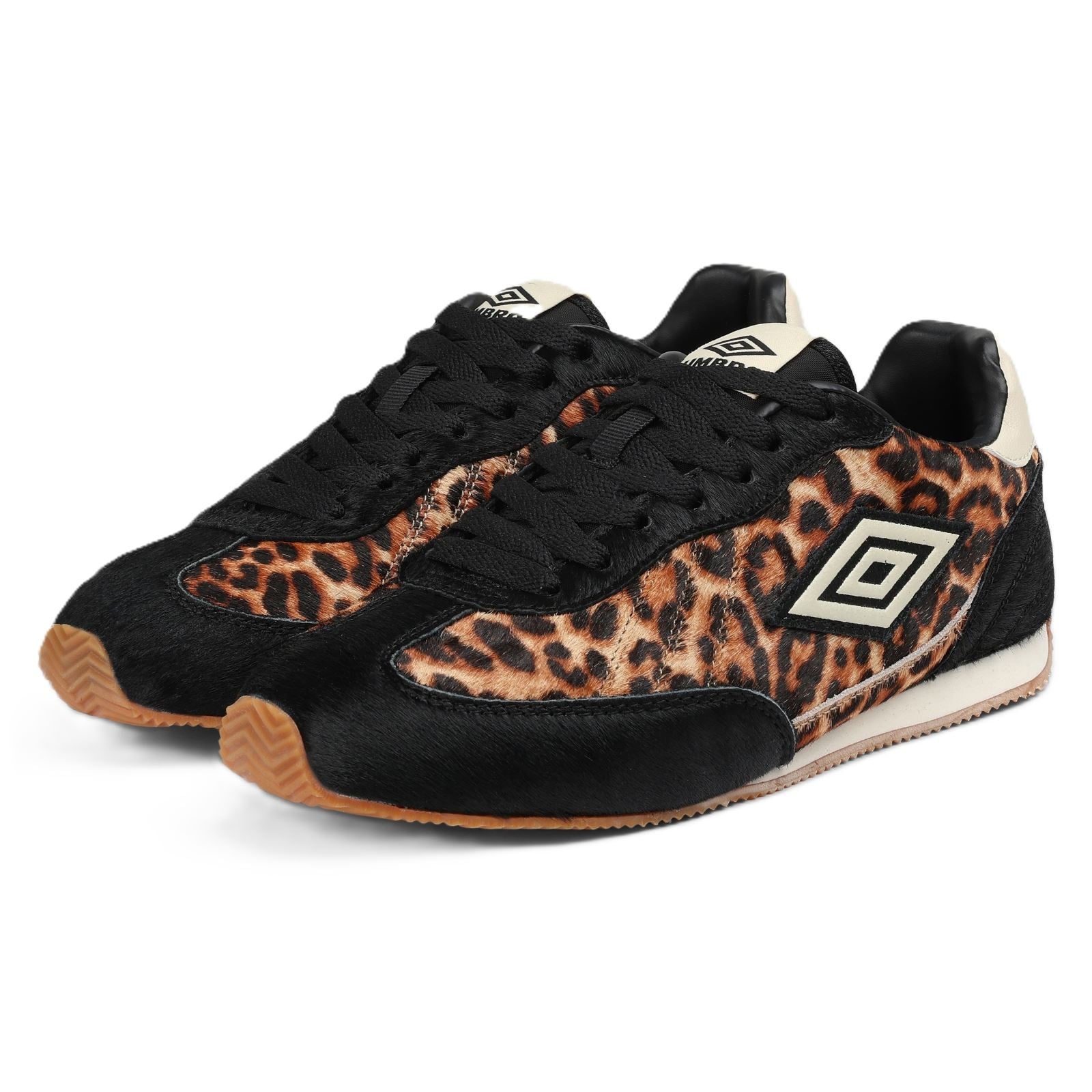 Umbro Clayton Leopard Black Sneakers