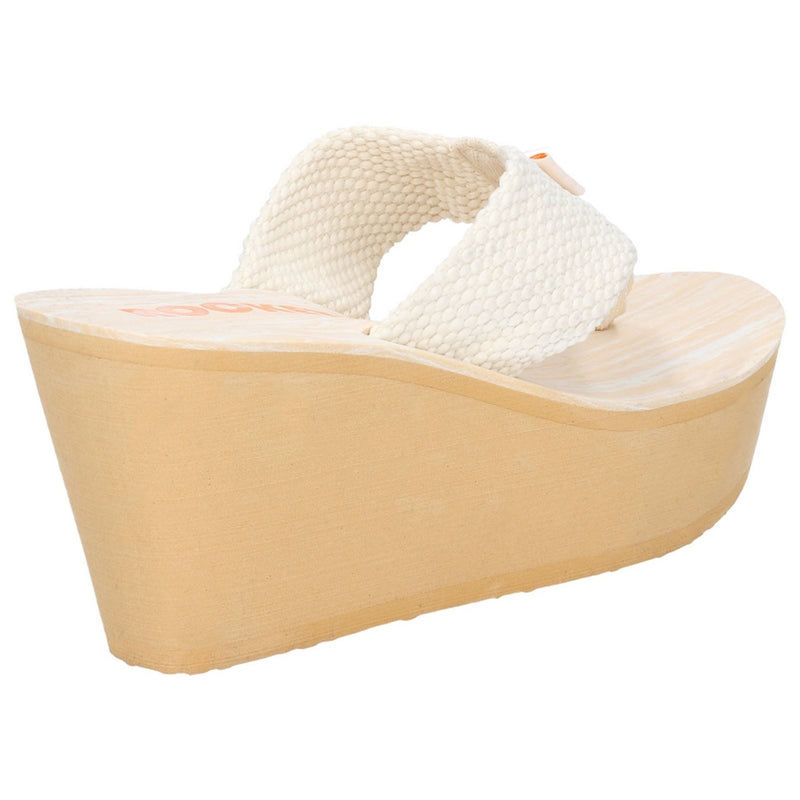 Rocket Dog Diver Nylon Women's Cream Wedges