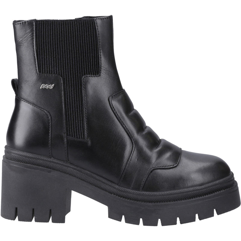 Pod Lillian Leather Women's Black Boots