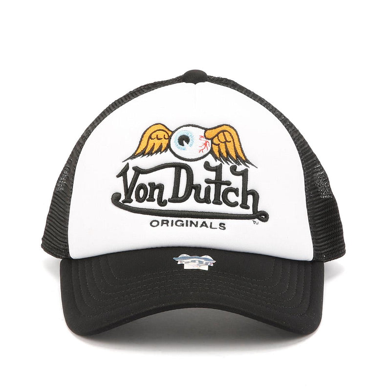 Von Dutch Trucker Boston Cotton White / Black Caps