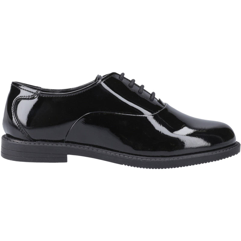 Hush Puppies Nellie Patent Leather Girls's Black Oxford Shoes