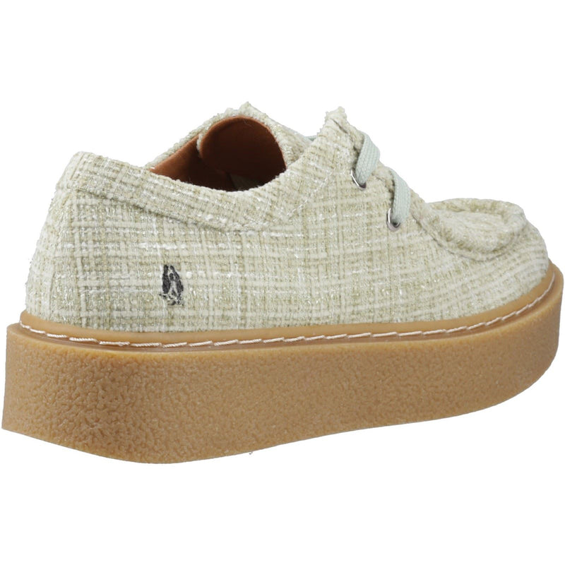 Hush Puppies Bridie Textile Textile Women's Mint Moccasins Shoes