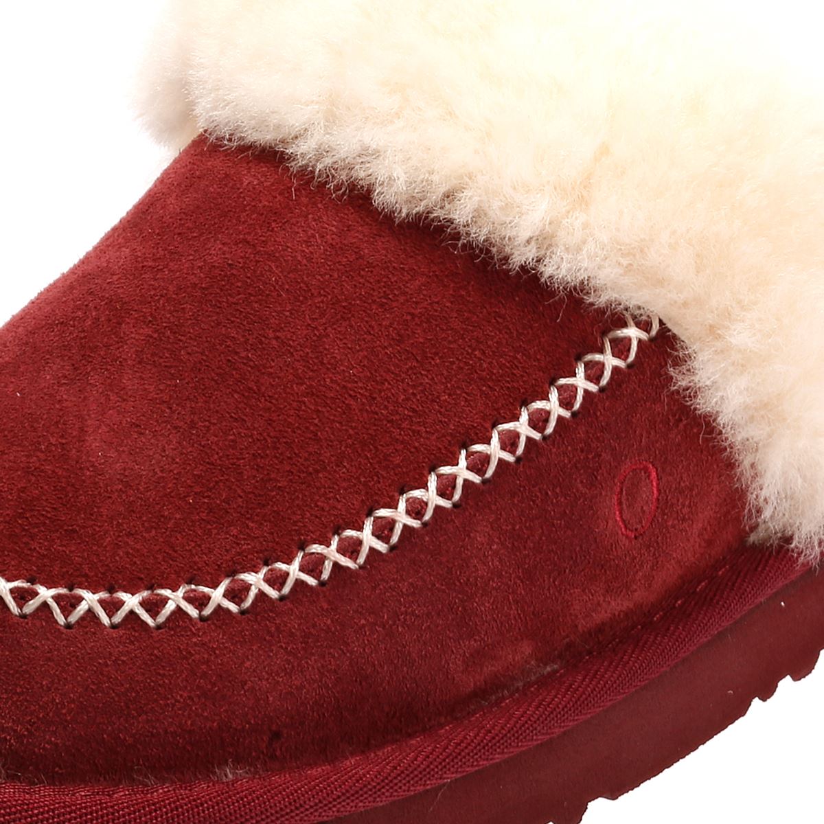 Osprey London The Celeste Suede Women's Merlot Slippers