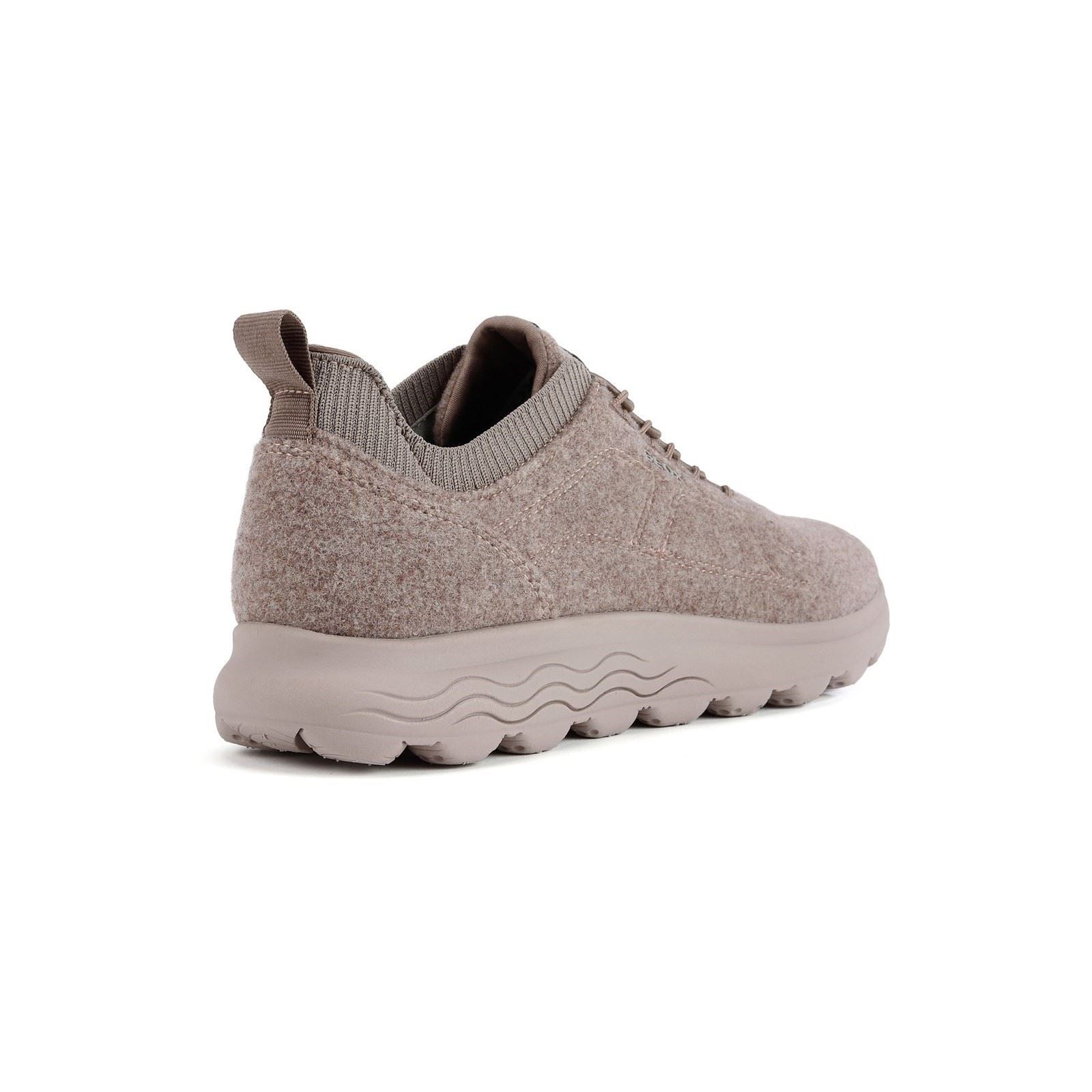 Geox D Spherica A Wool Blend Women's Dark Rose Sneakers