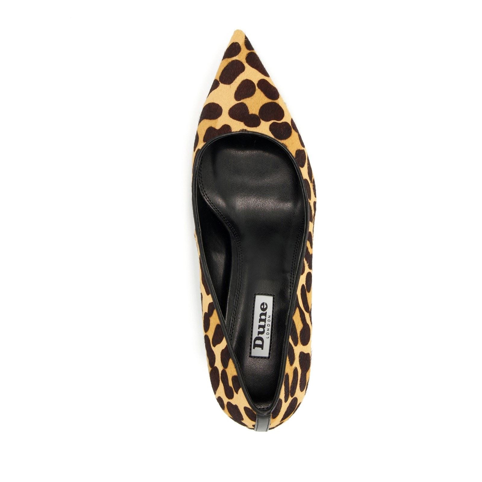 Dune Angelina Leather Women's Leopard Heels