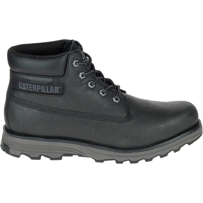 Caterpillar Founder Nubuck Leather Men's Black Ankle Boots