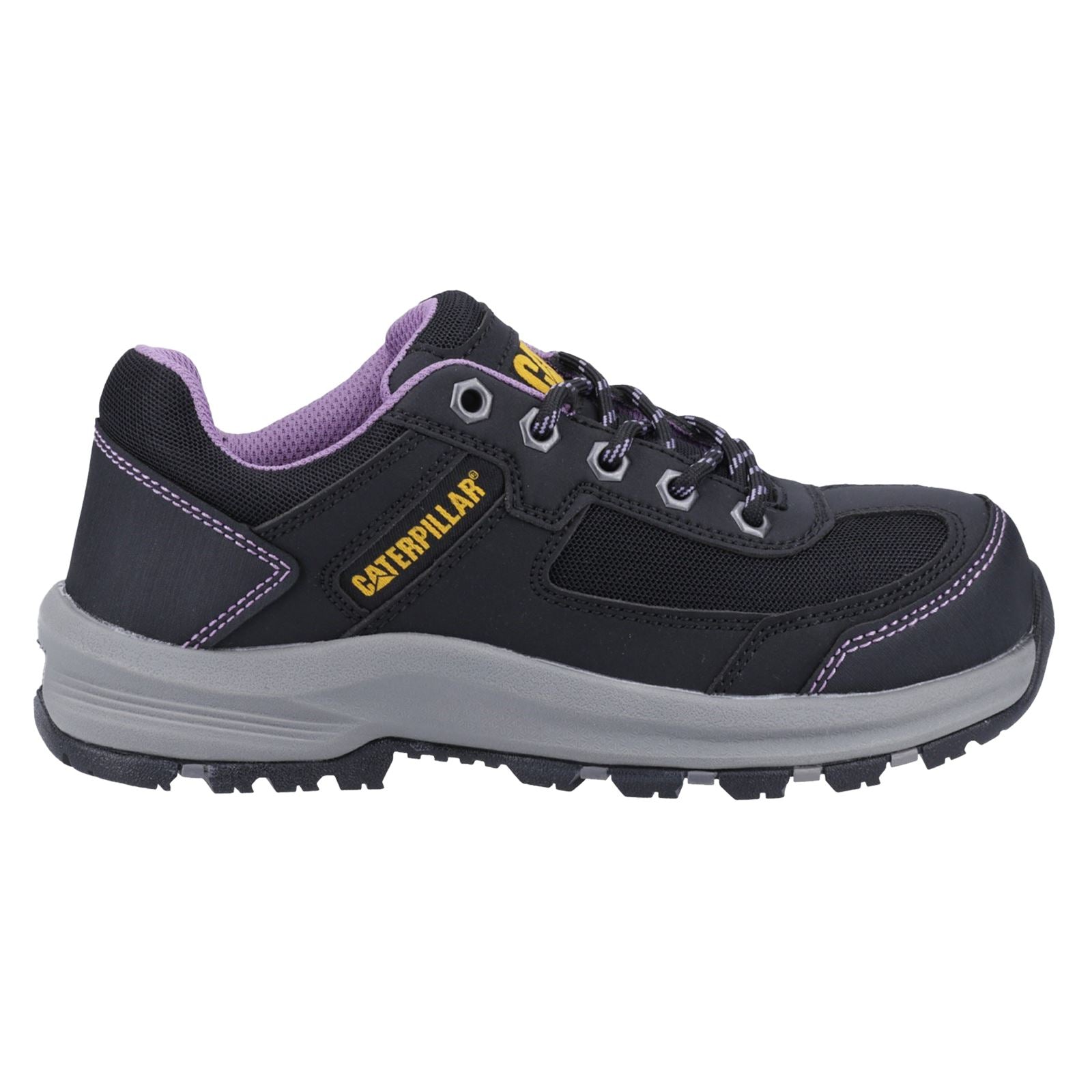 Caterpillar Elmore PVC Black/Lilac Safety Sneakers
