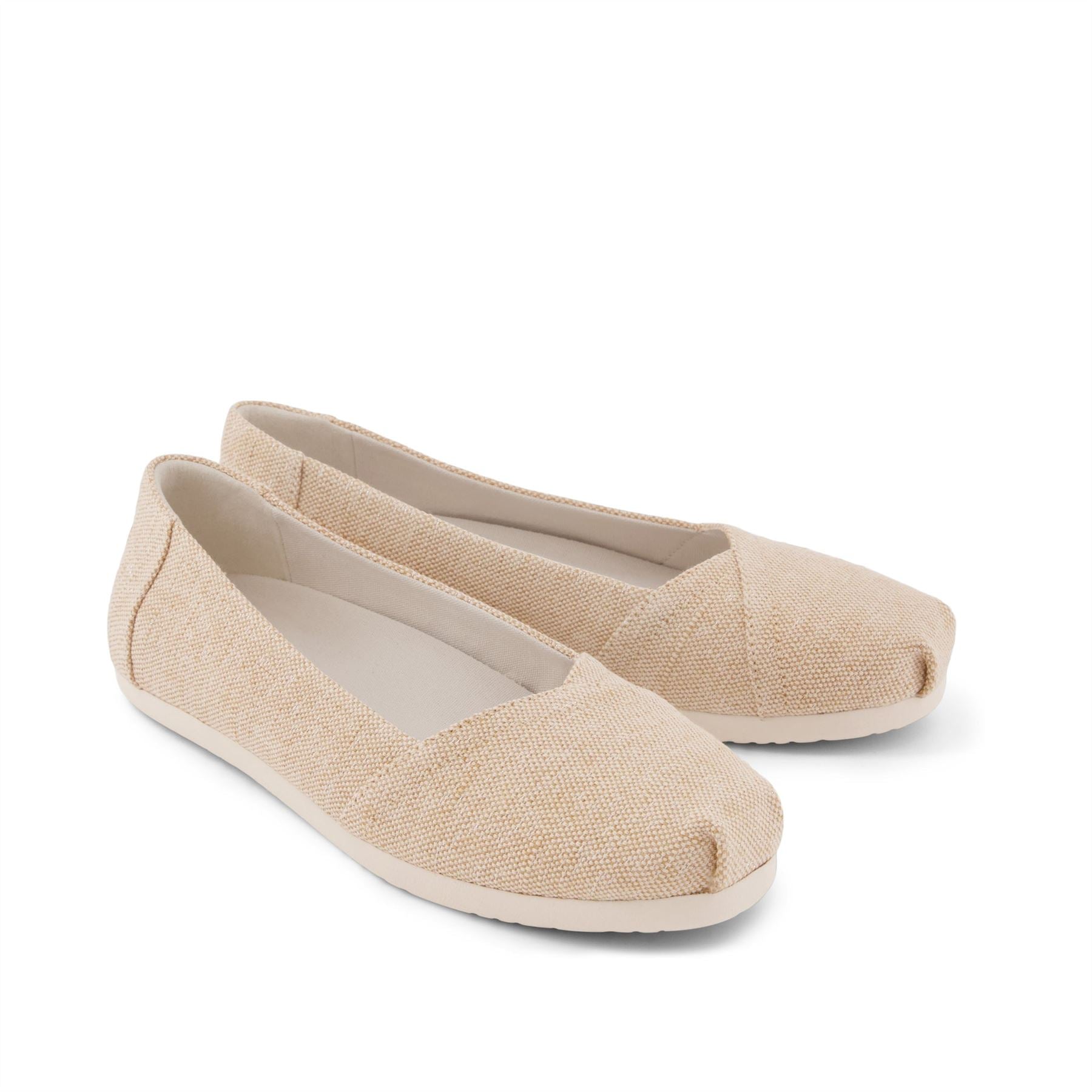TOMS Alpargata Ballet Canvas Women's Champagne Espadrilles