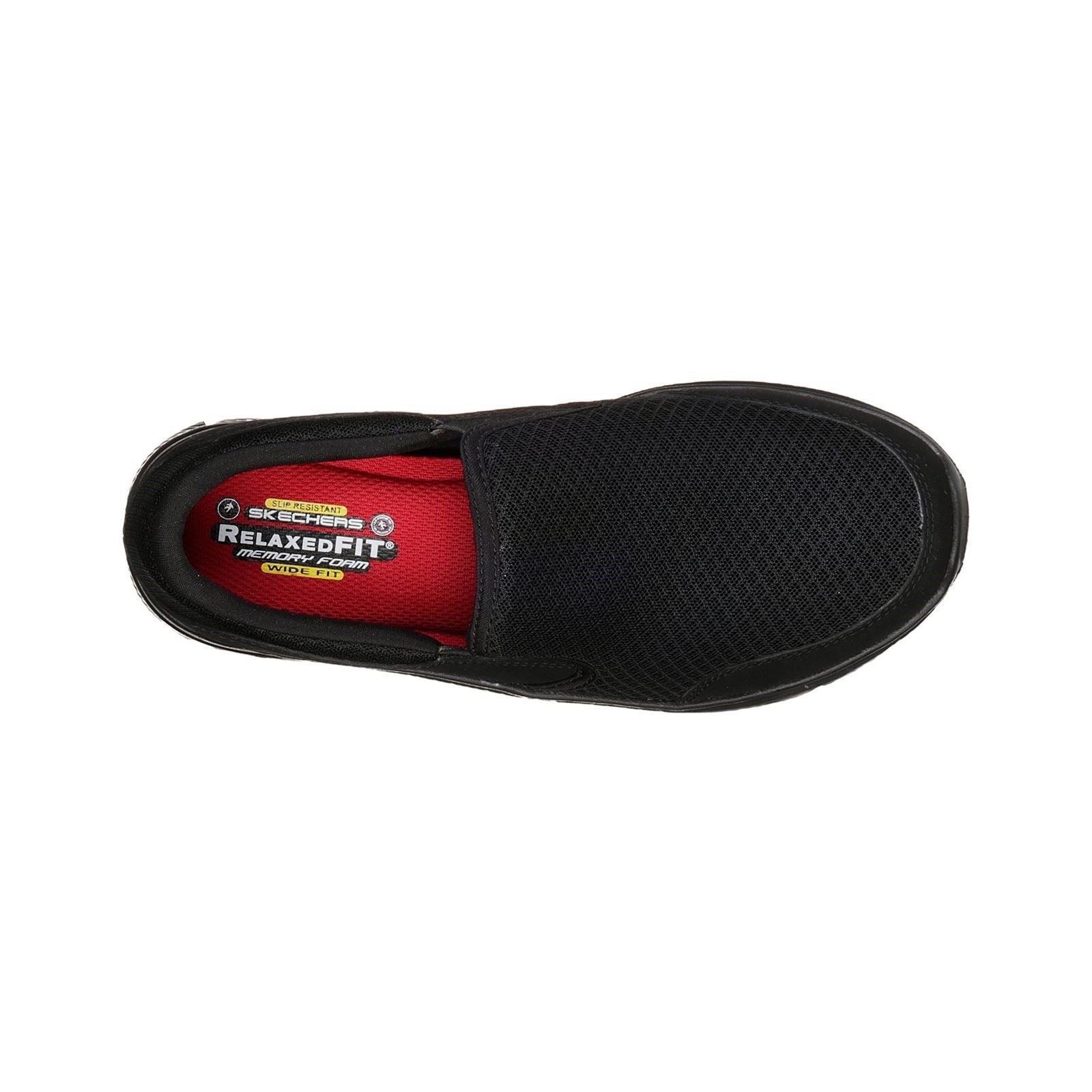 Skechers Workwear Cozard Sr Leather Women's Black Safety Sneakers