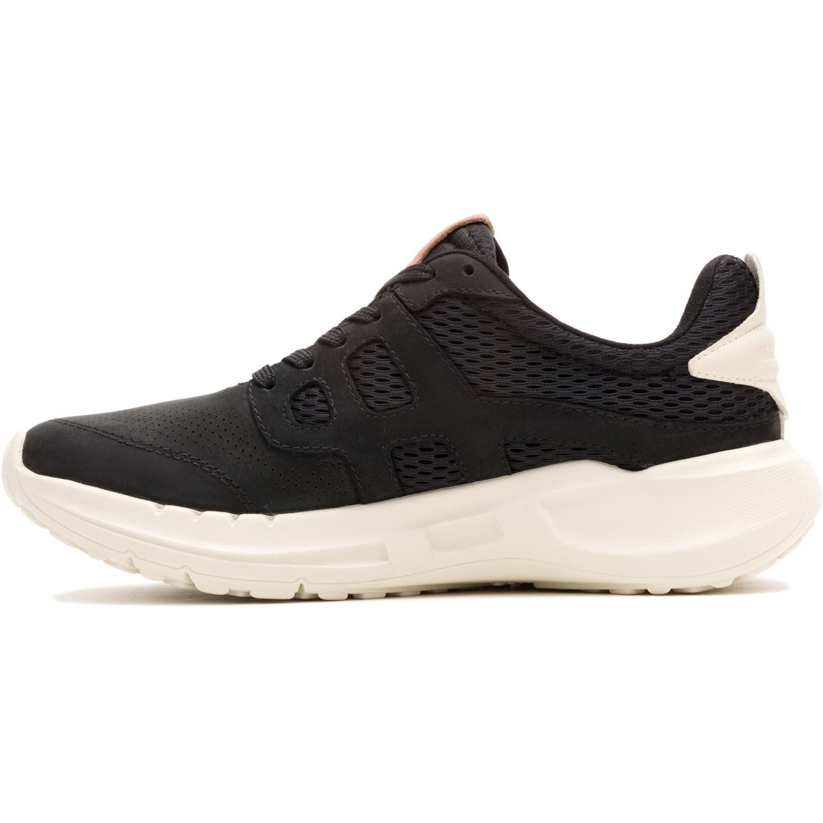Hush Puppies Seventy8 Runner Suede Women's Black Sneakers