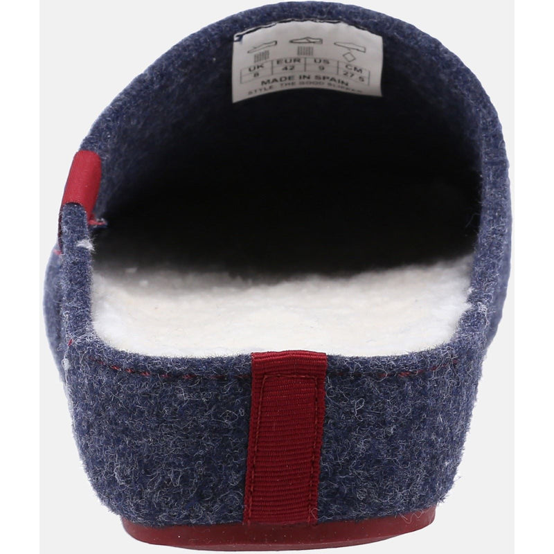 Hush Puppies The Good 90% Recycled RPET Synthetic Men's Navy Slippers