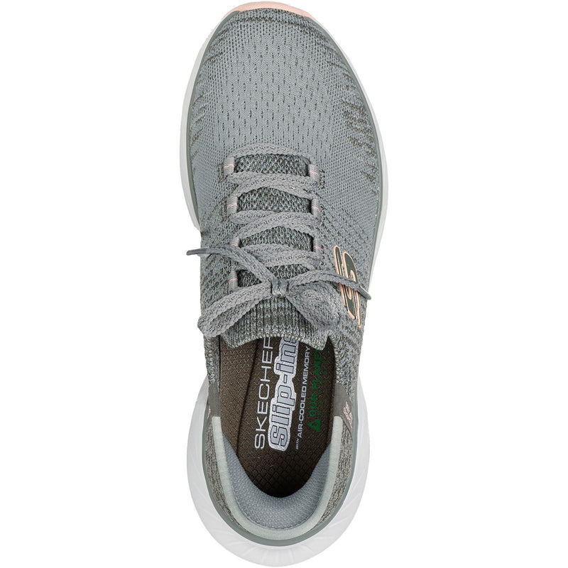 Skechers Edgeride Impression Textile Women's Green/Orange Sneakers