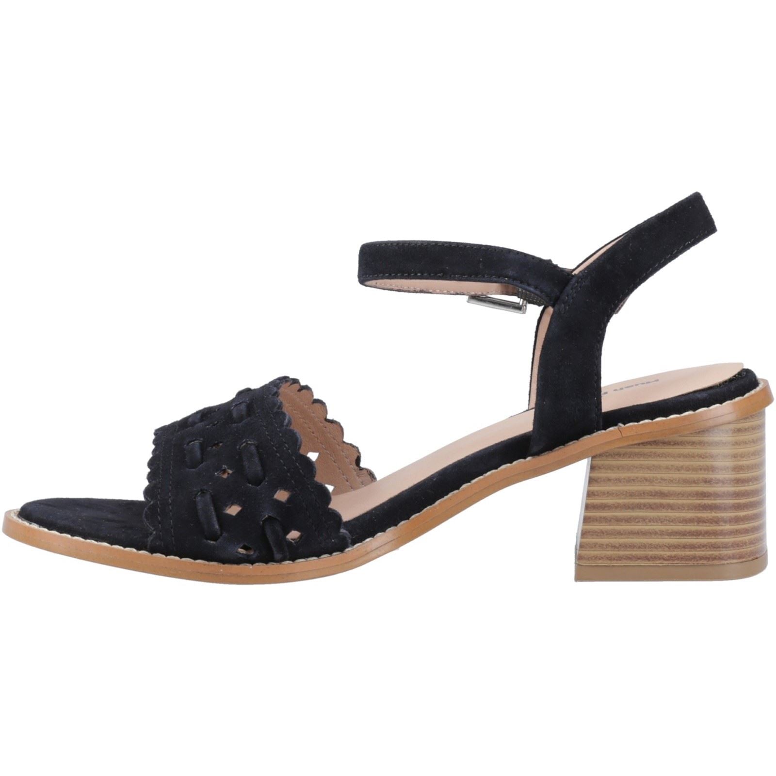Hush Puppies Lacie Suede Women's Black Heels