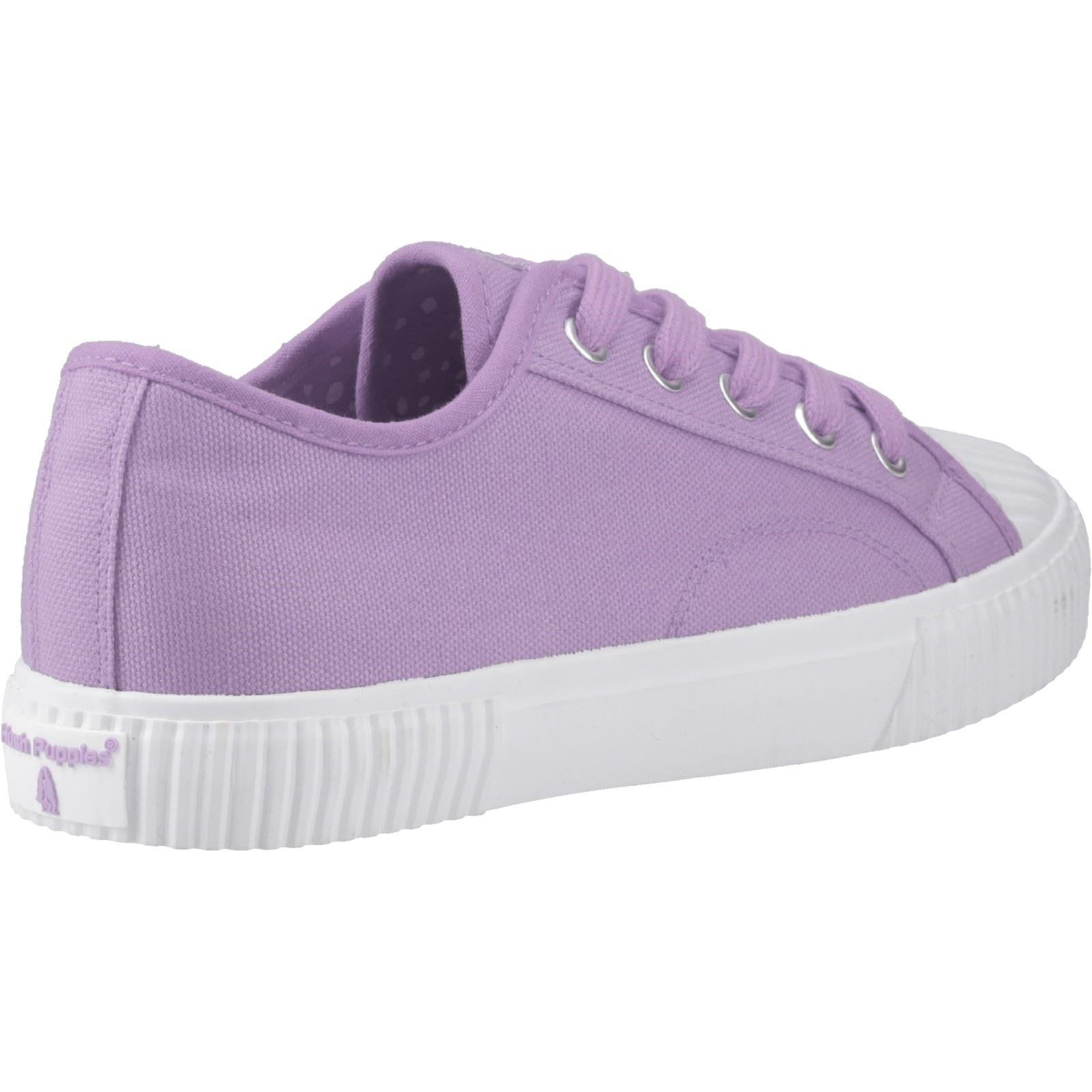 Hush Puppies Freya Canvas Textile Women's Lilac Sneakers