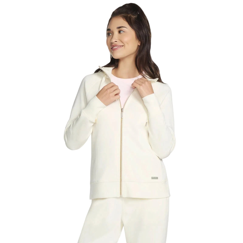 Skechers Performance Skechluxe Elevate Hooded Jacket Women's Off White Jacket