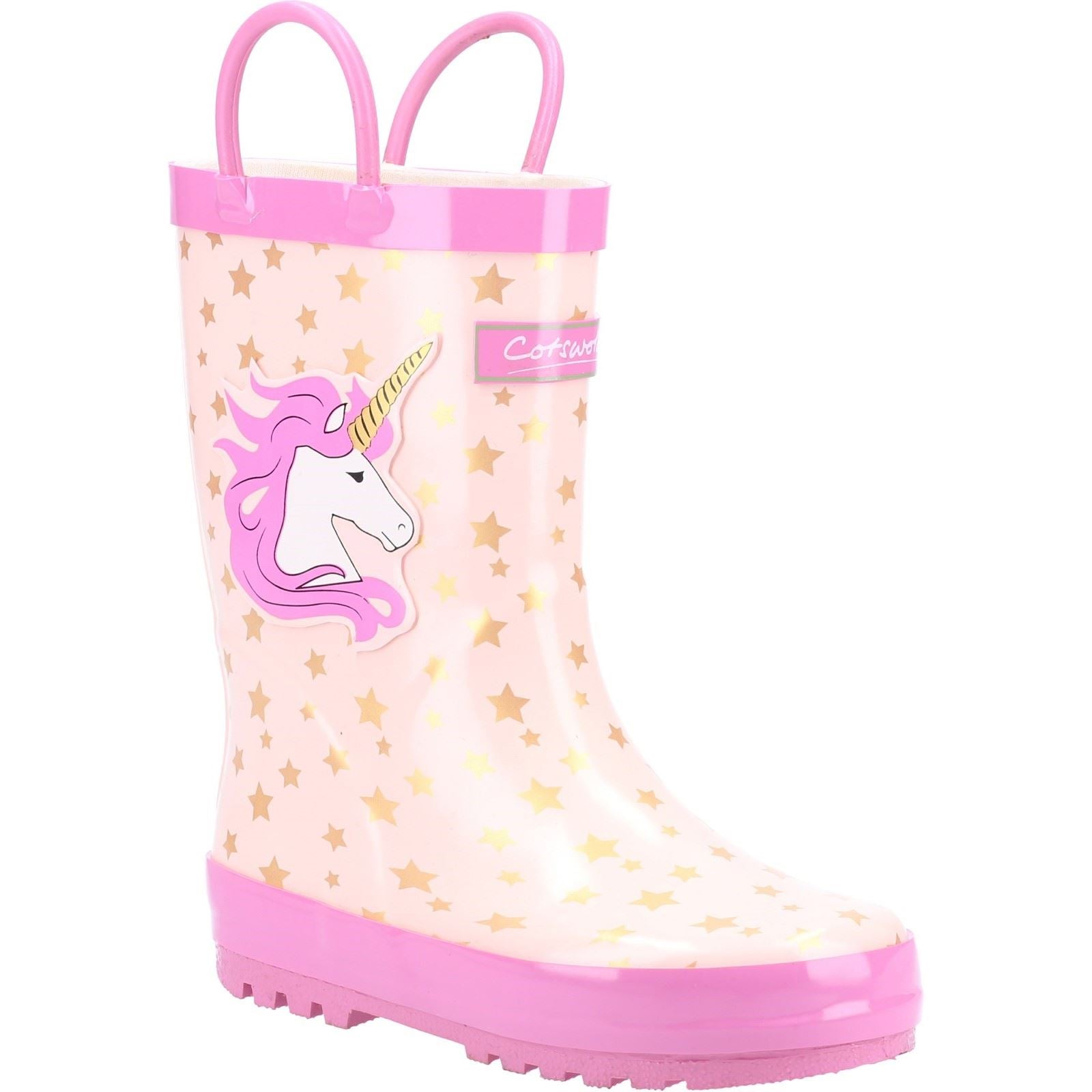 Cotswold Puddle Rubber Unicorn Wellington Boots