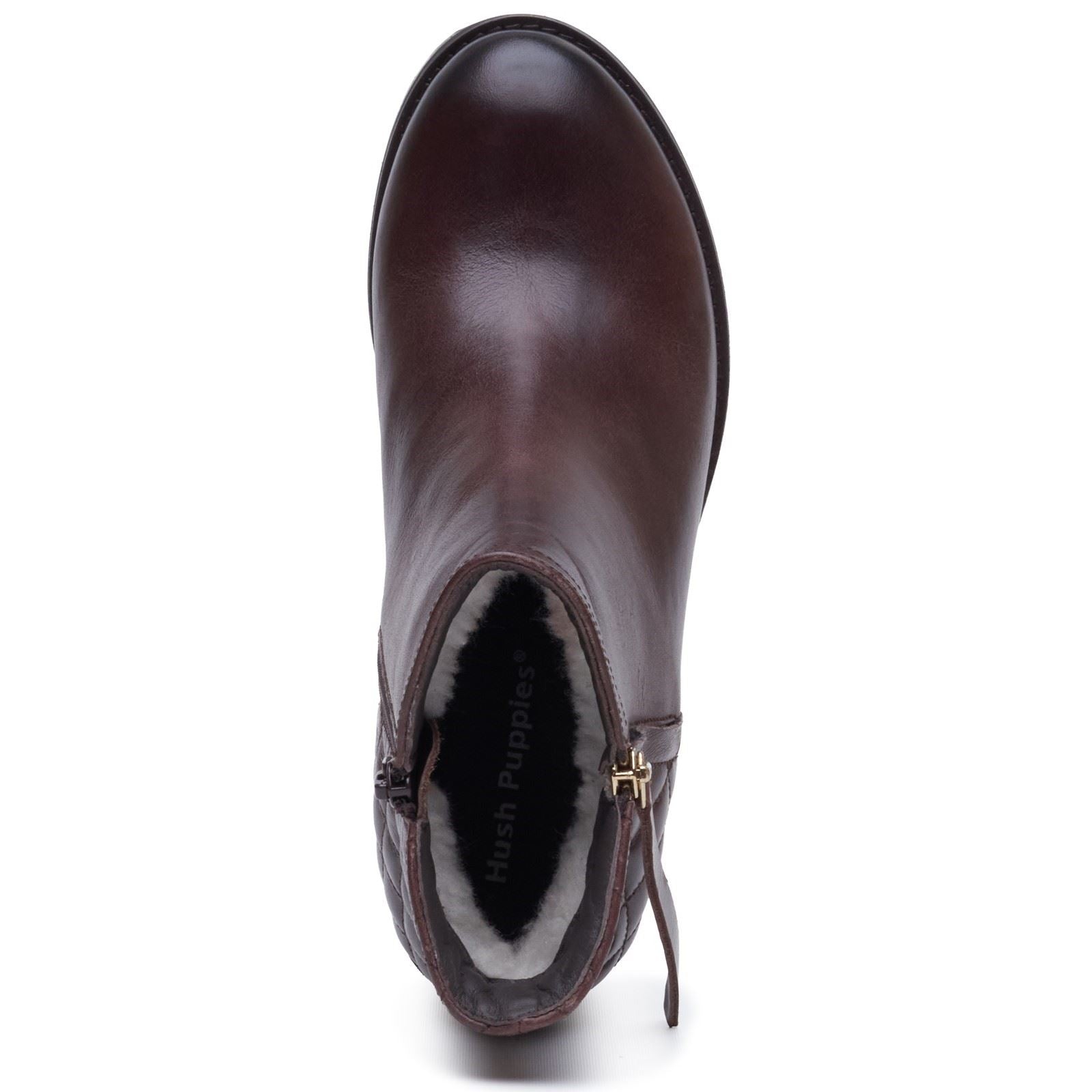Hush Puppies Halia Leather Women's BROWN Boots