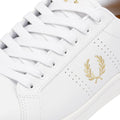 Fred Perry Cupsole Leather Men's White/Gold Sneakers
