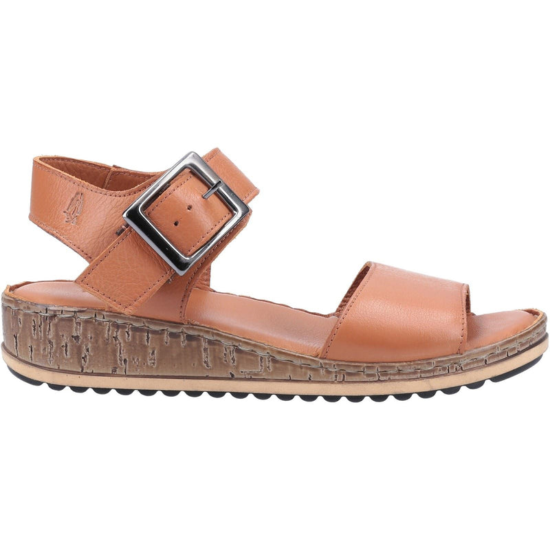 Hush Puppies Ellie Leather Women's Tan Sandals