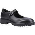 Hush Puppies Aurora Senior Leather Girls's Black Shoes