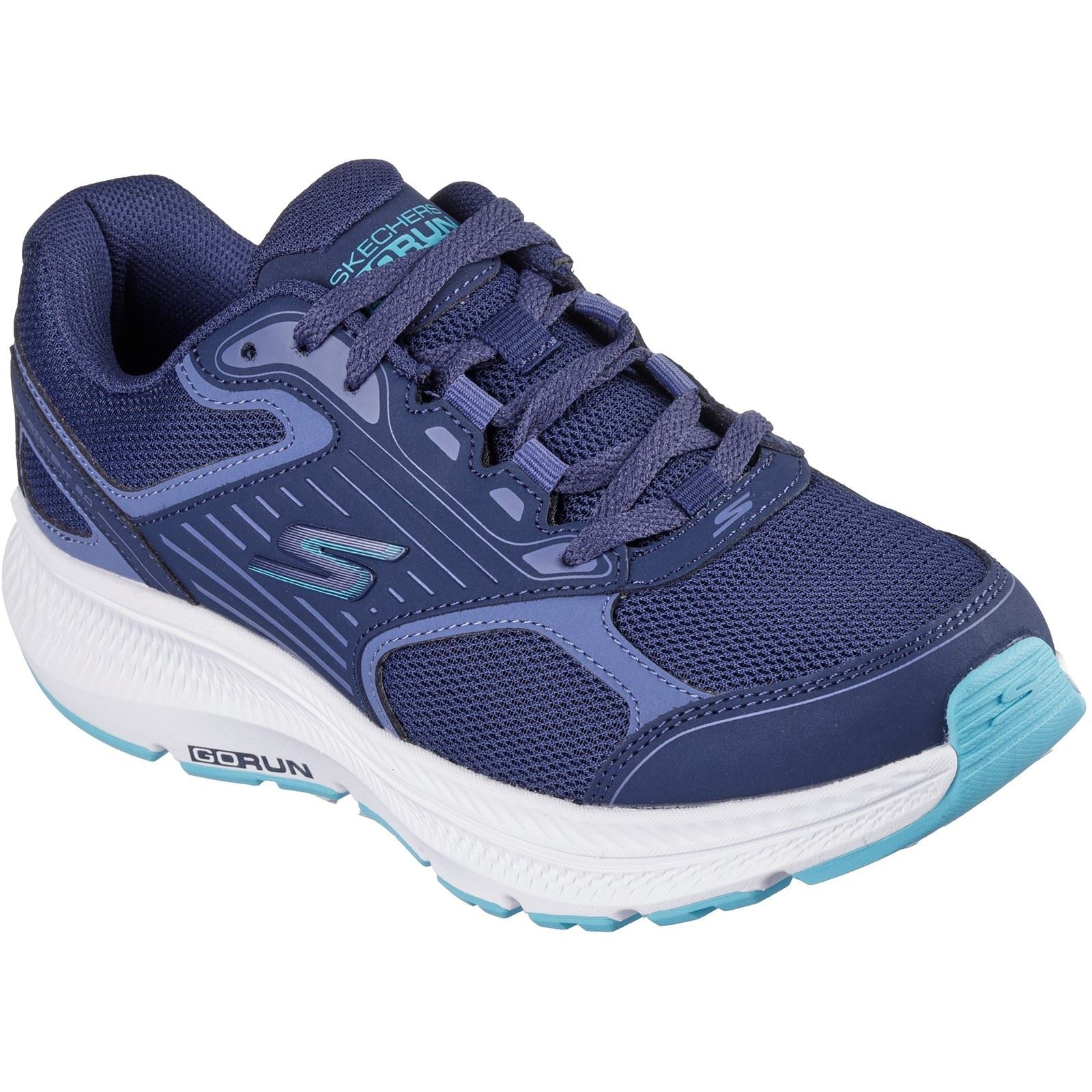 Skechers Performance GO RUN Consistent 2.0 Advantage Leather Women's Navy/Blue Sneakers