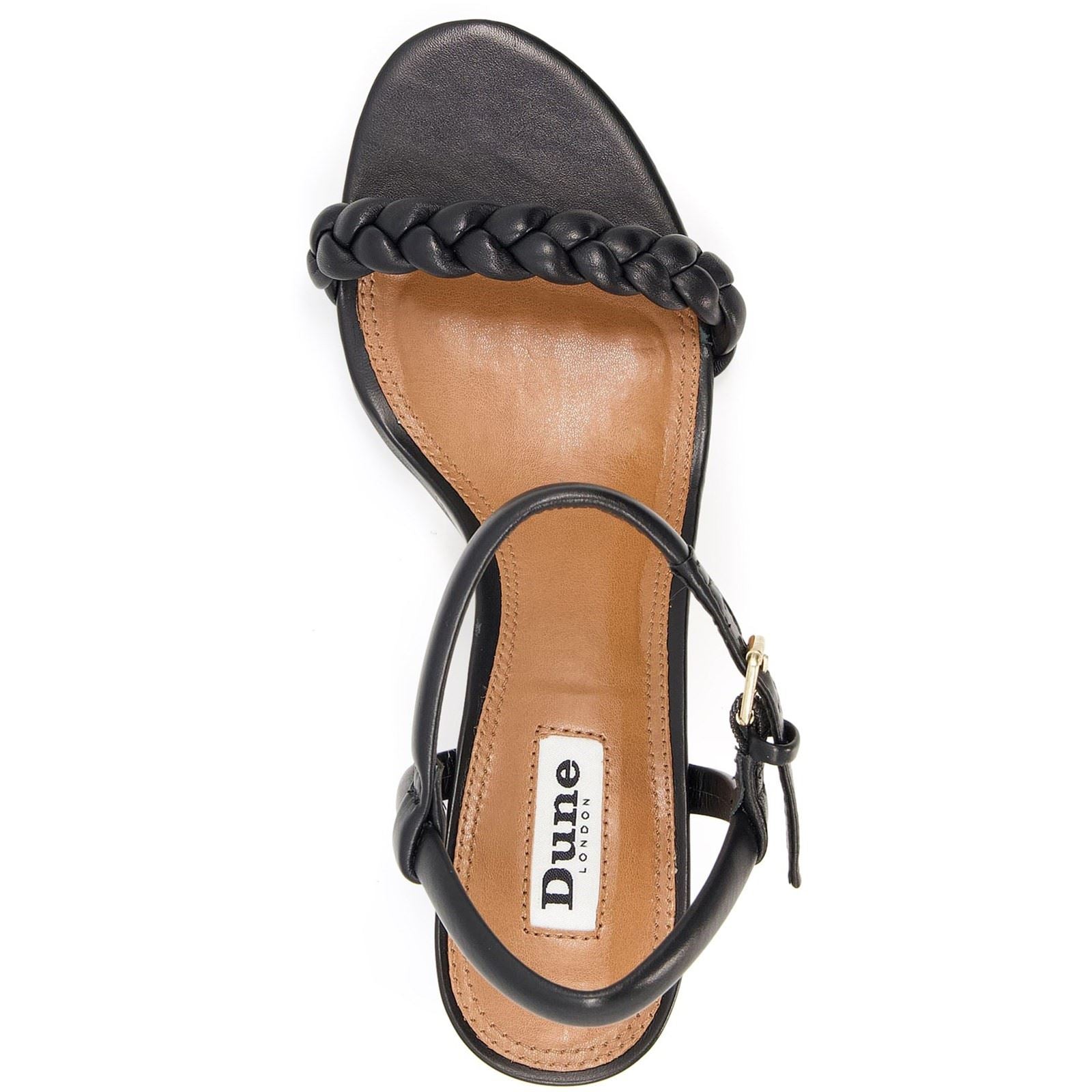 Dune Jaslyn Leather Women's Black Heels