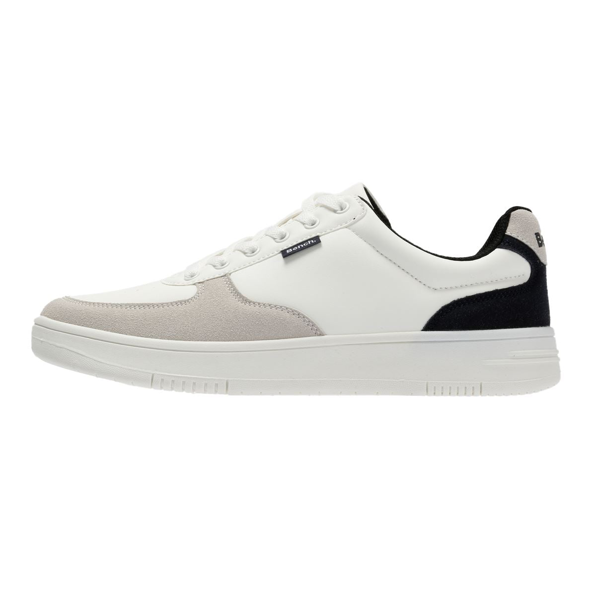 Bench Grainger Men's White/Gray Sneakers