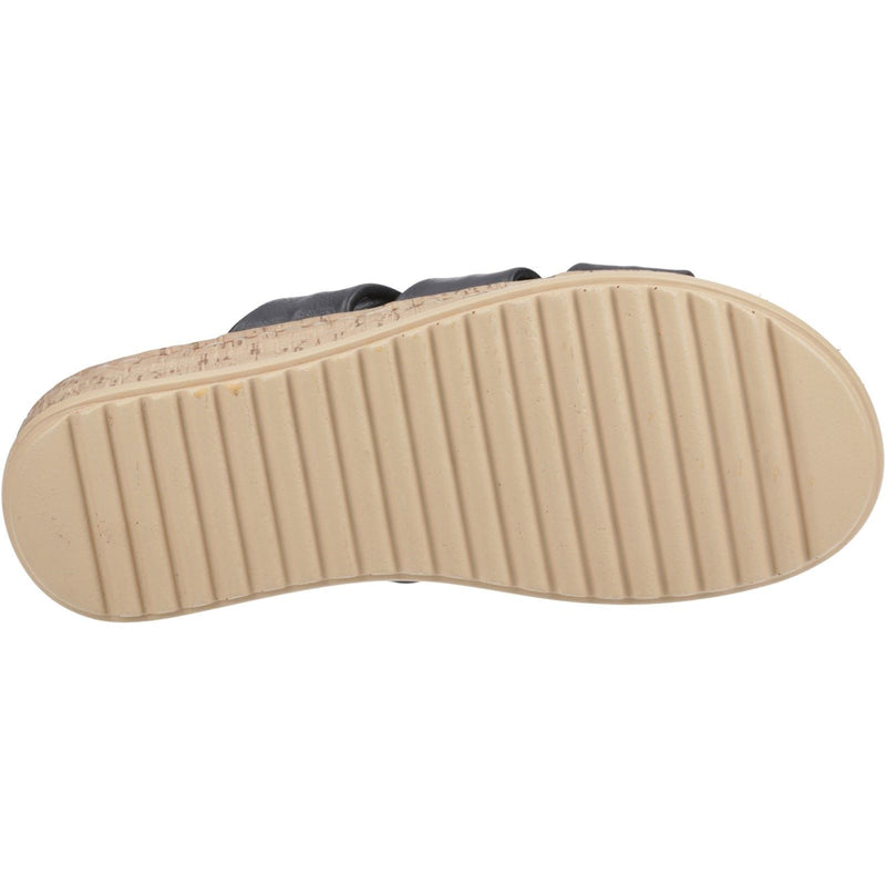 Hush Puppies Eden Gladiator Leather Women's Black Sandals