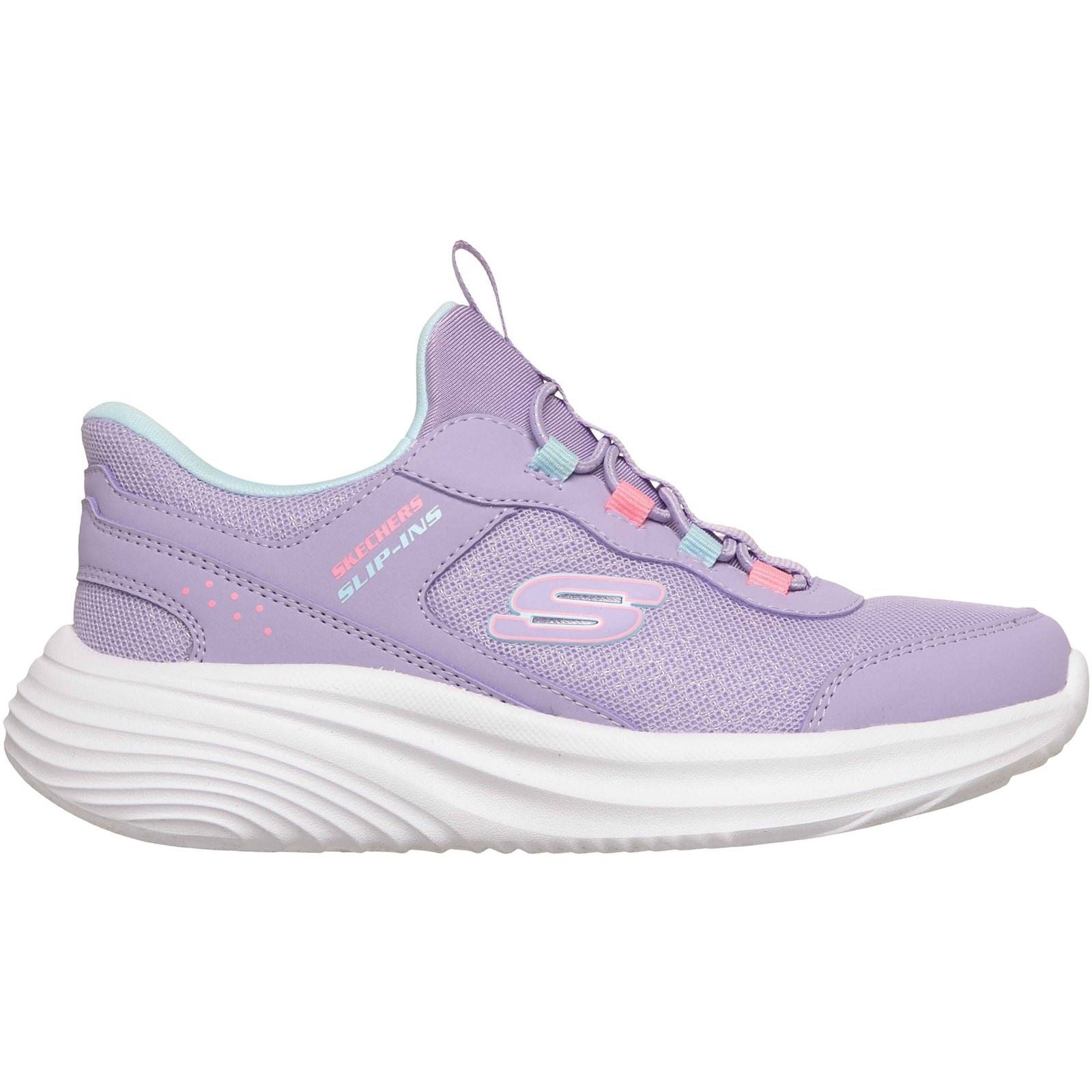 Skechers Bounder Pro Polyurethane Girl's Lavender Trainers