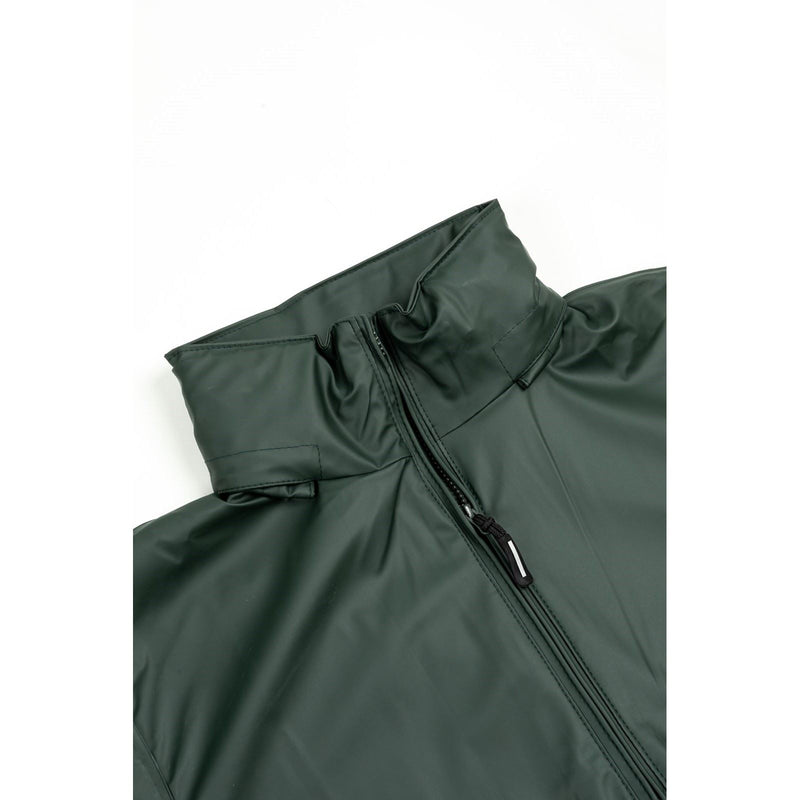 Helly Hansen Workwear Voss Unisex Adults Green Rain Jacket