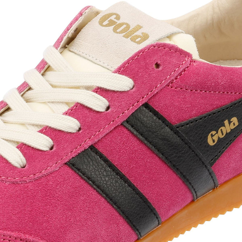 Gola Elan Suede Women's Fuchsia/Black/Evergreen Sneakers