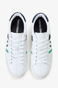 Fred Perry B725 Leather Suede Men's White/Navy/Mint Sneakers