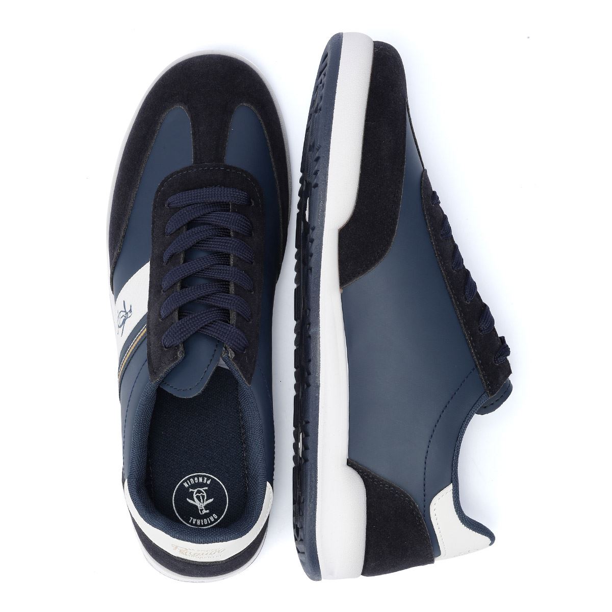 Penguin Gaz Men's Navy Sneakers