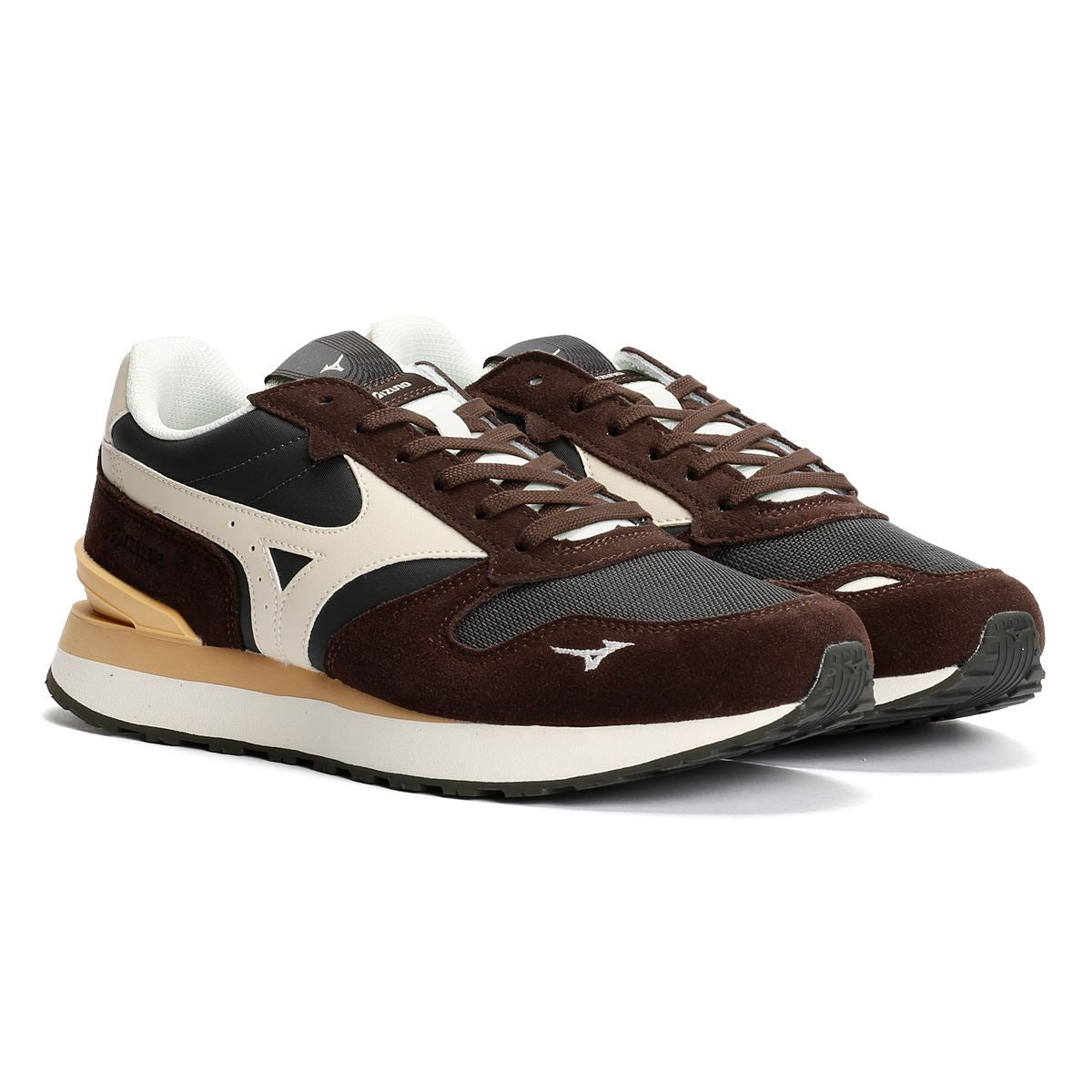 Mizuno RB87 Suede Black Sand/Summer Sand/Mole Sneakers