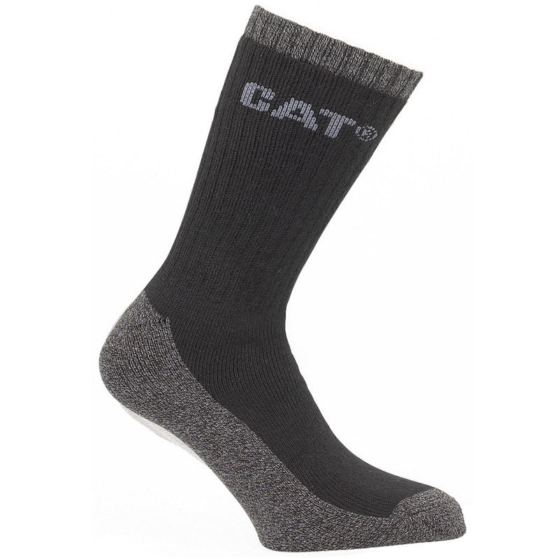 Caterpillar CAT Thermo Cotton Unisex Adults Black Socks - Calf