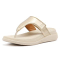 FitFlop F-Mode Go Adjustable Flatform Women's Platino Sandals