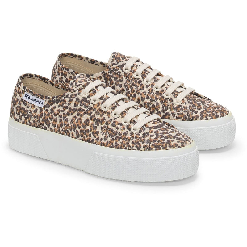 Superga 2740 Leopard Print Canvas Women's Leopard Sneakers