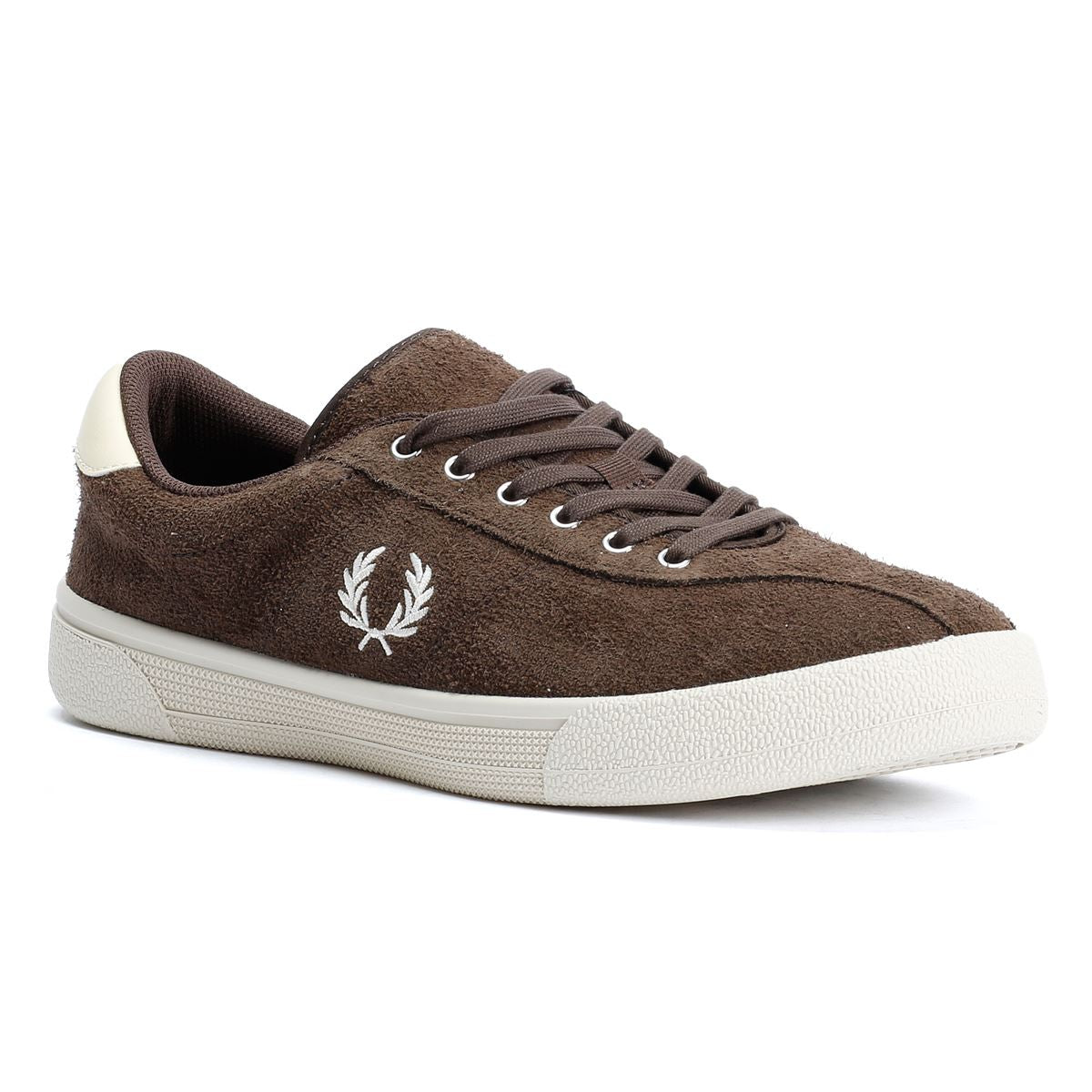 Fred Perry Tennis Shoe Suede Men's Tobacco/Ice Cream Sneakers