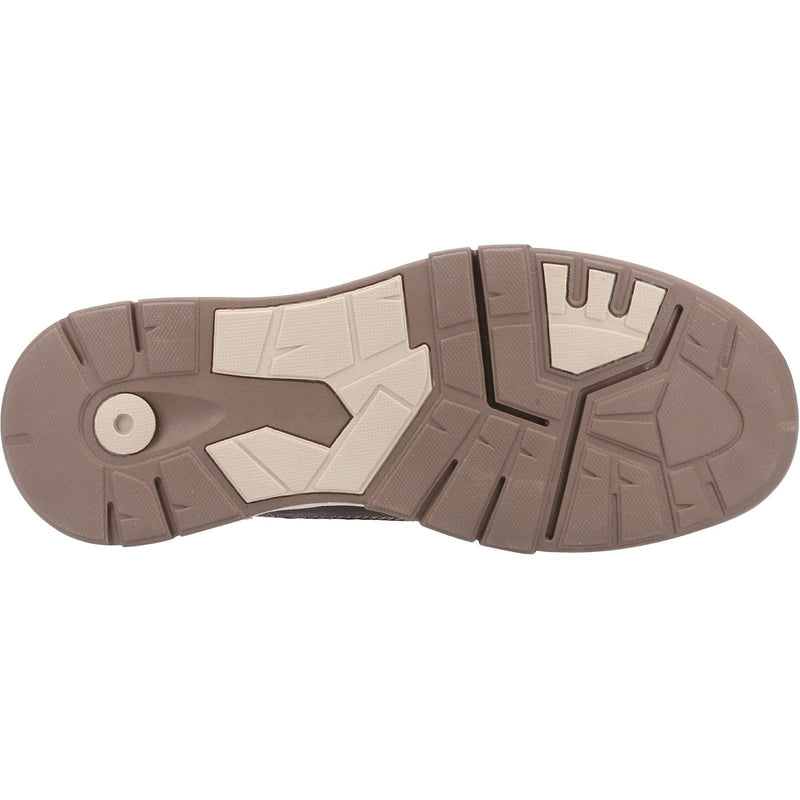 Hush Puppies Finley Leather Men's Coffee Lace-Up Shoes