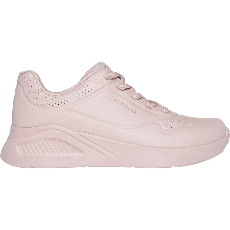 Skechers Uno Lite Lite Work Synthetic Women's Blush Sneakers