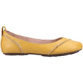 Hush Puppies Janessa Leather Women's Yellow Flats