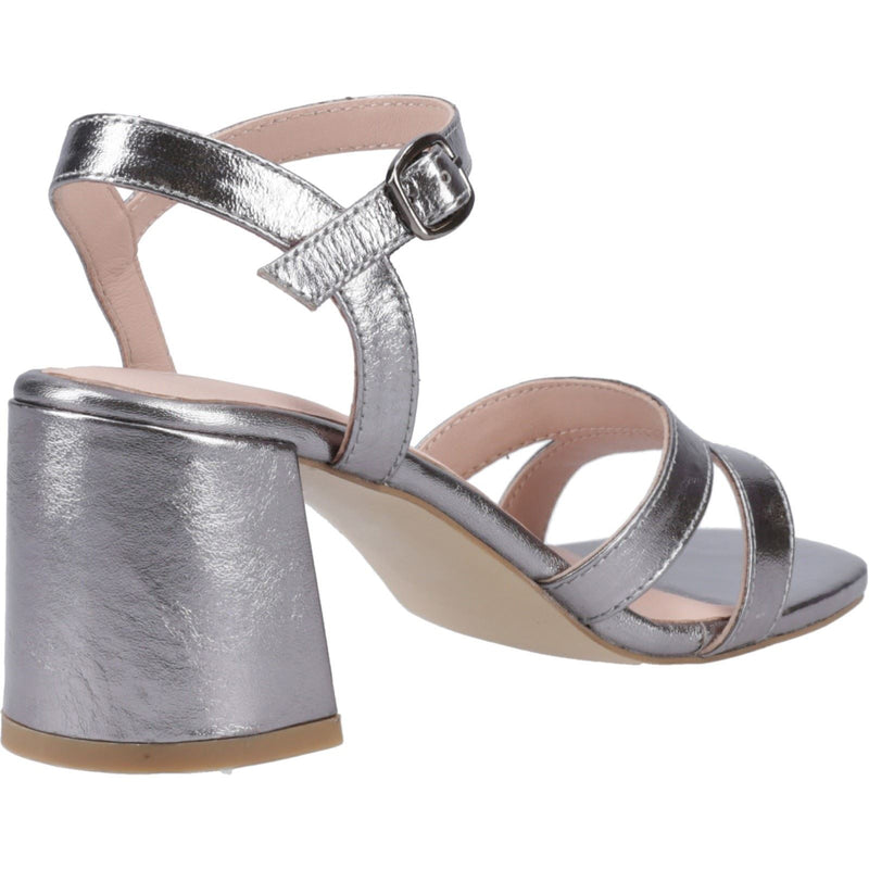 Hush Puppies Nalani Leather Women's Pewter Sandals