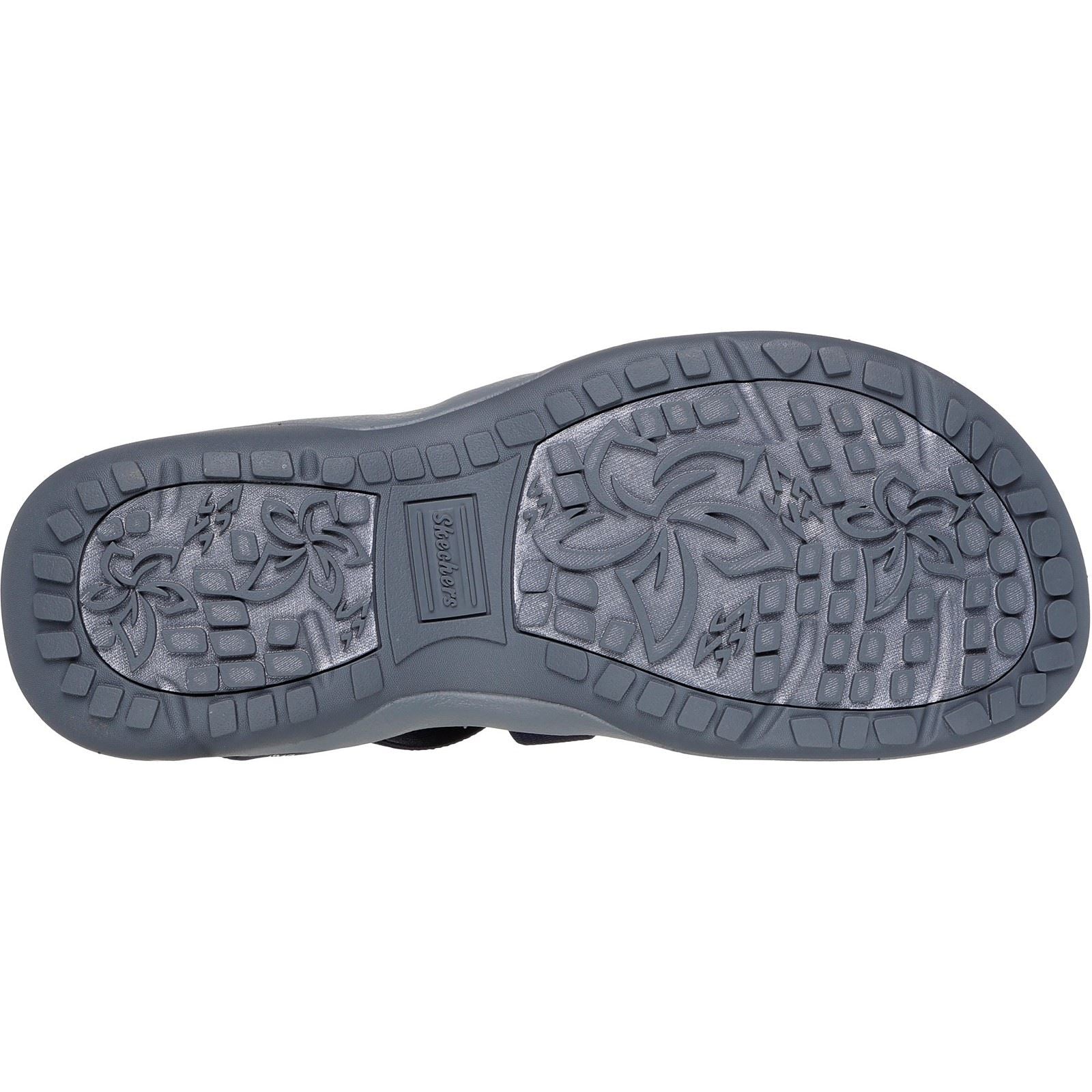 Skechers Reggae Slim Stretch Flex Textile Women's Navy Sandals