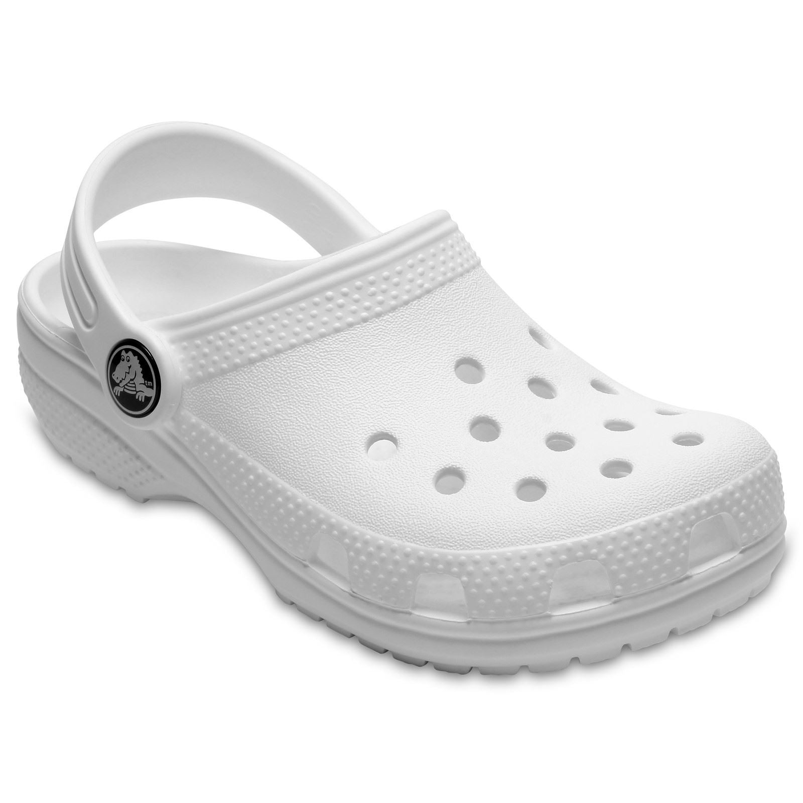 Crocs Kids' Classic Clog Synthetic White Loafers