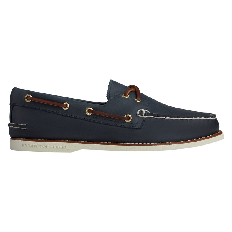 Sperry Gold Cup Authentic Original Leather Men's Navy Boat Shoes